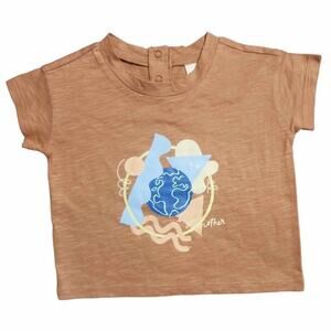 Open Edit Babies' Drop Shoulder Graphic "Love Your Mother" T-shirt 3 Months NEW